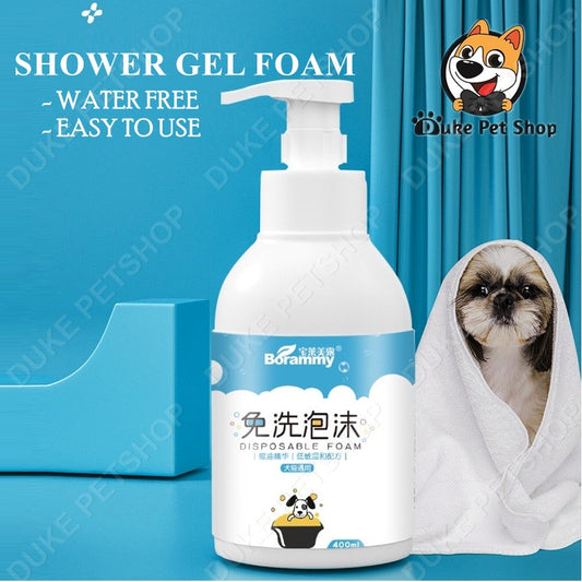 400ml Dog Shampoo Pet Cat Puppy Shampoo Shower Gel foam