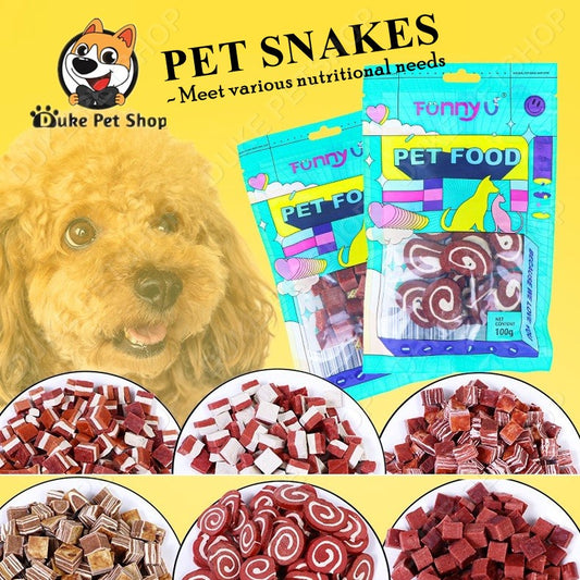 100g Pet Snack Pet Treat Dog Treat Chicken Cheese Cube Beef Cube Beef Stick Dog Snack